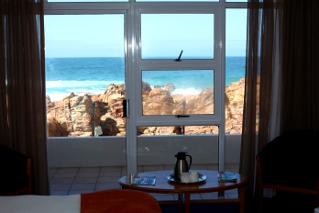 sea view from a room at The Point Hotel