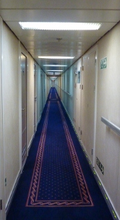 MSC Melody's long gangway